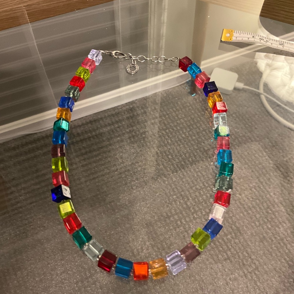 Colorful Murano Glass Bead Necklace